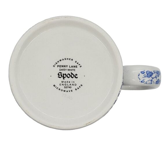 SPODE Penny Lane Daisy White Blue Floral 3.5" Mug S3740 77/A5 Made in England - Picture 5 of 8